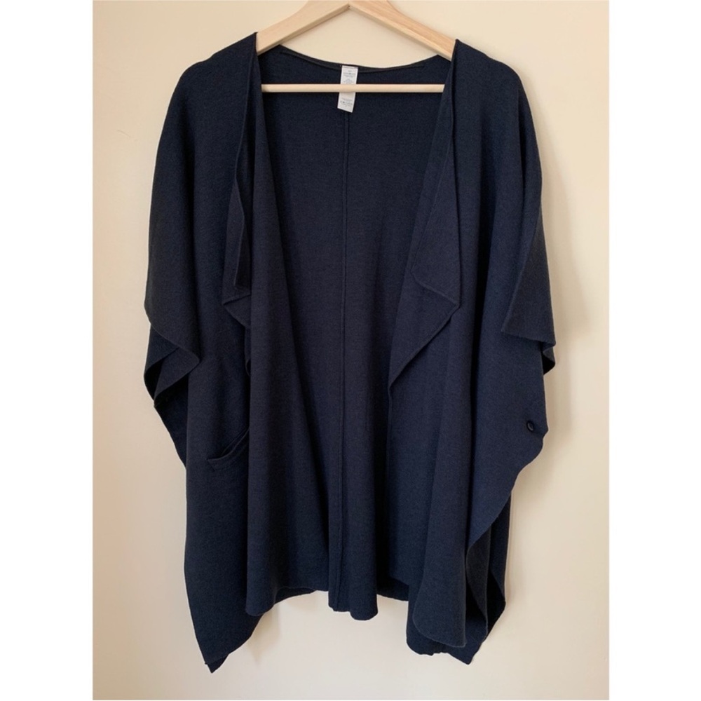 lululemon athletica | navy After Asana Wrap Sweater, OS